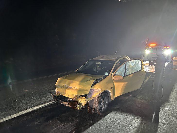 Akseki'de bariyerlere çarpan otomobildeki 3 kişi yaralandı G2