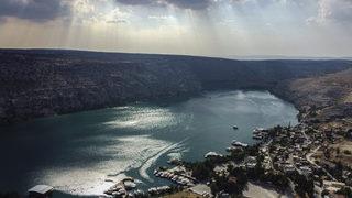 Sakin şehir Halfeti, doğal güzellikleriyle ziyaretçilerini ağırlıyor