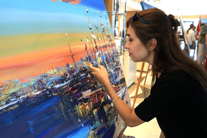 Ukraynalı ressamlar savaşla ilgili endişelerini tuvale yansıttı G2