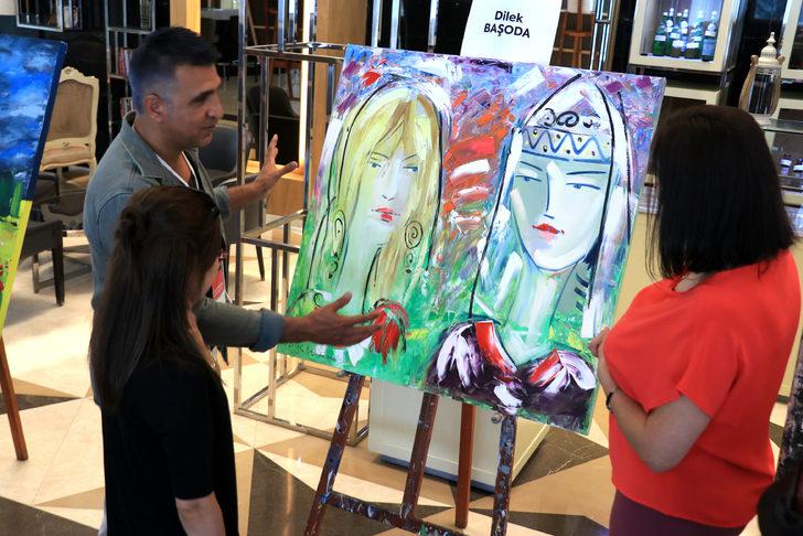 Ukraynalı ressamlar savaşla ilgili endişelerini tuvale yansıttı G3