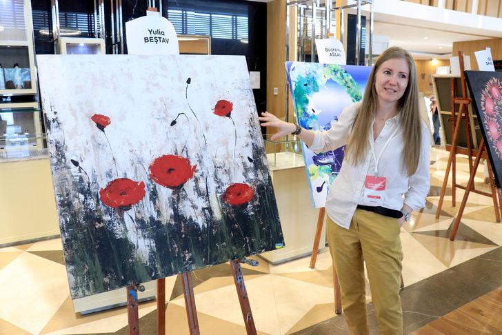 Ukraynalı ressamlar savaşla ilgili endişelerini tuvale yansıttı G4