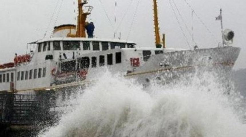 Deniz ulaşımına lodos engeli