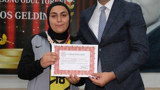 Selin vurduğu Bozkurt'ta başarı gösteren öğrenciler ödüllendirildi