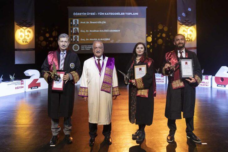 Atatürk Üniversitesinde "Akademik Teşvik ve Ödül Töreni" yapıldı G3