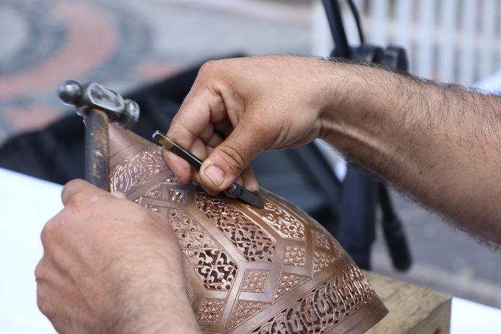 Edirne'deki festivalde ustaları bakır işçiliği ve geleneksel yay yapımını tanıttı G3
