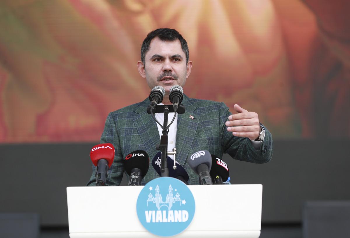 Bakan Murat Kurum, Vialand Parkur'un a&ccedil;ılışında konuştu: