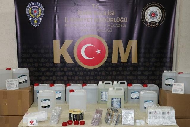 İzmir merkezli operasyonda 29 ton etil alkol ele geçirildi
