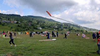 Abant Gölü Milli Parkı'nda uçurtma şenliği