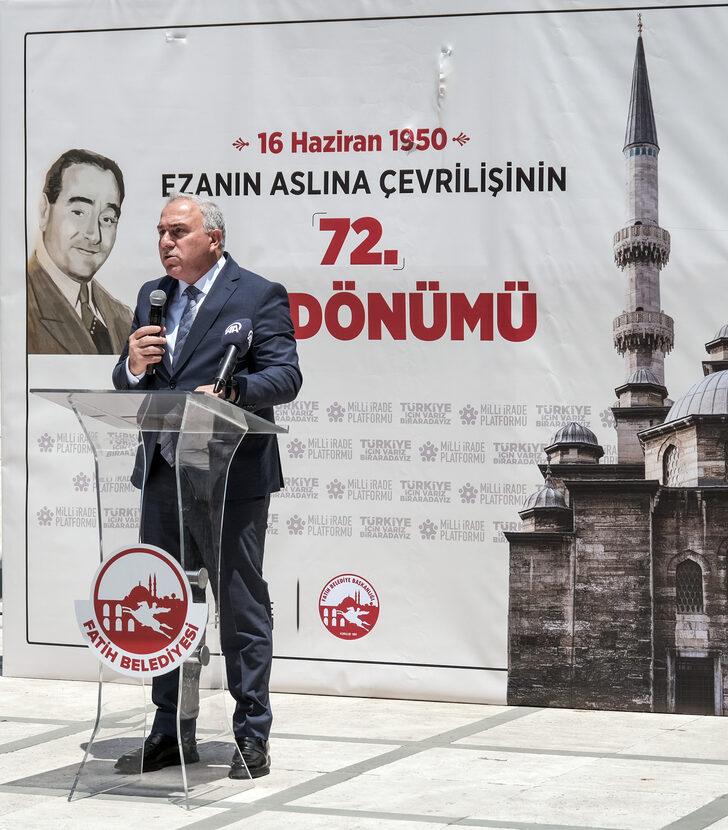 Adnan Menderes ezanın aslına iadesinin 72. yılında İstanbul'da anıldı G3