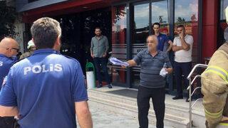 Diyaliz merkezinde kendini yakmaya çalıştı! Pet şişedeki benzini döktü ve...