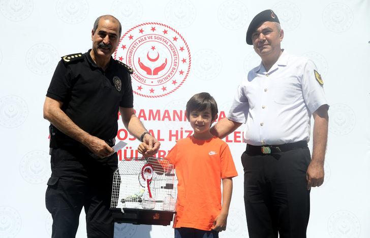 Şehit ve gazi çocuklarının karne hediyesi muhabbet kuşu oldu G4