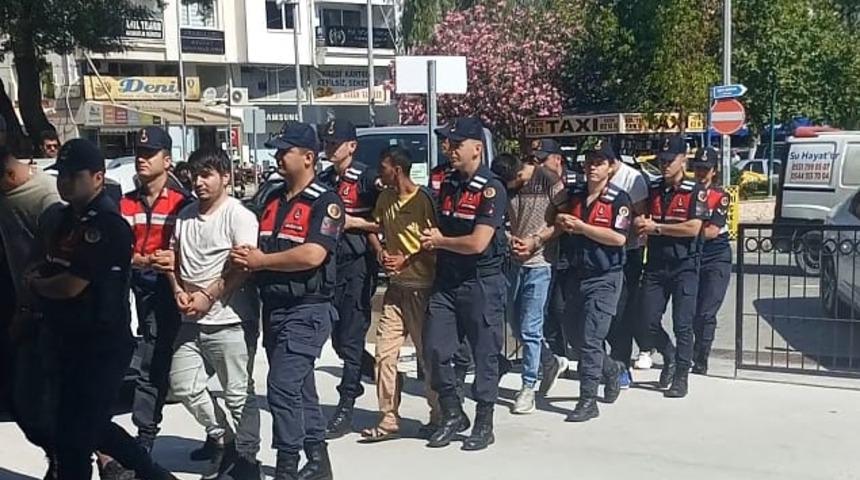 Aydın'da suç örgütüne yönelik operasyonda 9 kişi tutuklandı