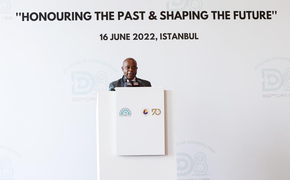 "D-8 Yatırım Forumu"nun 25'inci yıl &ouml;zel resepsiyonu ger&ccedil;ekleştirildi