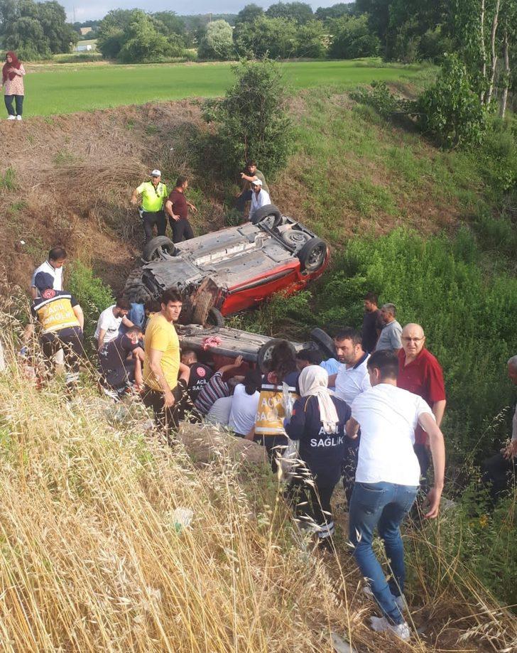 Samsun’da 2 otomobilin çarpışması sonucu 6 kişi yaralandı G4
