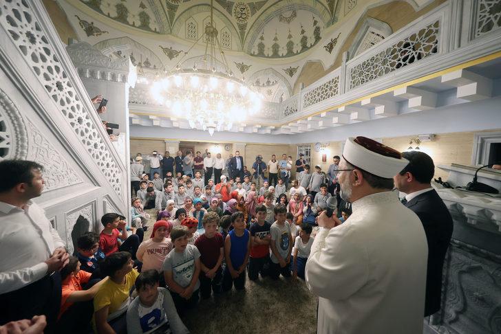 Diyanet İşleri Başkanı Erbaş, Trabzon'da çocuklar ve gençlerle buluştu: G3