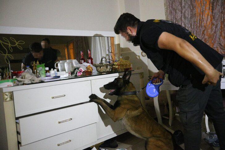 Mersin'de evlerinde uyuşturucu ürettikleri iddia edilen çifte gözaltı G5