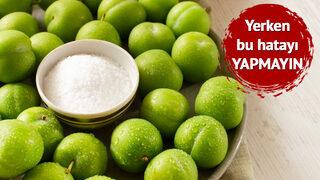 Yeşil erik yerken yapılan en büyük hata! Çöpe dökün daha iyi