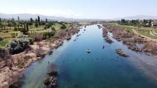 Kayseri'de Kızılırmak'ta kaybolan kişiyi arama çalışmaları sürüyor