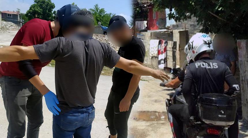 Adana'da "Cono mahallesi"ne drone'lu operasyon! Polis yapılan aramalarda uyuşturucu ele geçirdi