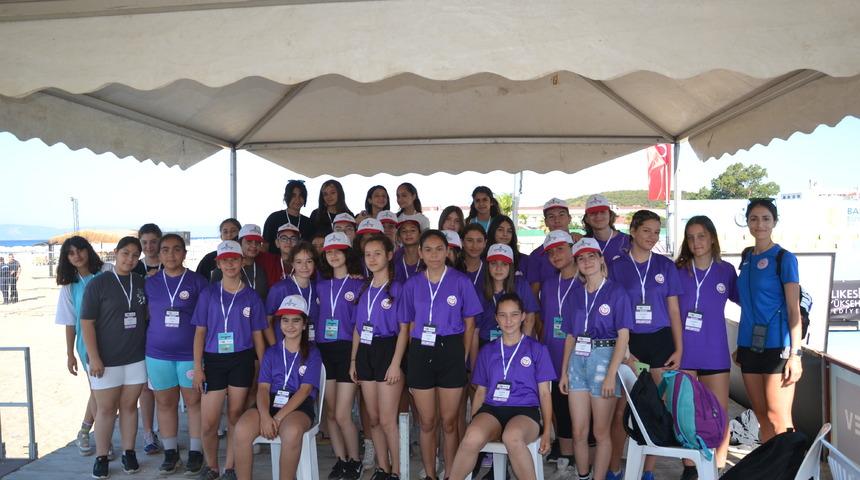 Plaj voleybolunda VW Beach Pro Tour Balıkesir Futures turnuvası sürüyor
