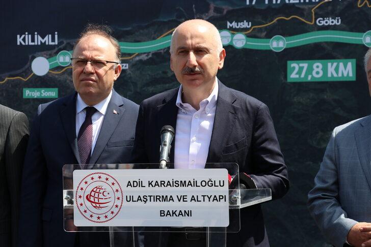 Bakan Karaismailoğlu, Filyos-Çatalağzı Yolu şantiyesindeki incelemede konuştu: G2