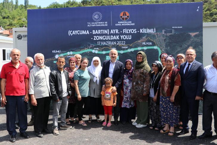 Bakan Karaismailoğlu, Filyos-Çatalağzı Yolu şantiyesindeki incelemede konuştu: G4