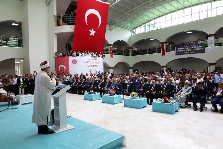 Diyanet İşleri Başkanı Erbaş, Trabzon'da hafızlık icazet törenine katıldı: G5
