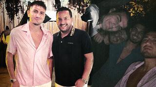 Milli futbolcular Cengiz Ünder ve Çağlar Söyüncü Uluslar Ligi maçları sonrası soluğu Çeşme'de aldı