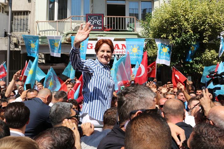 İYİ Parti Genel Başkanı Akşener, Soma'da esnafı ziyaret etti G1