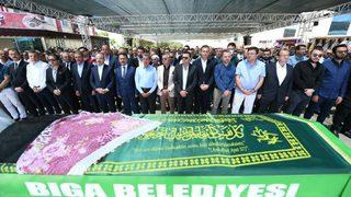 İş insanı Davut Doğan'ın annesinin cenazesi Çanakkale'de toprağa verildi