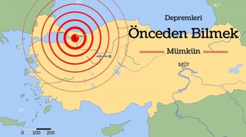 Depremleri &ouml;nceden bilmek m&uuml;mk&uuml;n! M&uuml;?