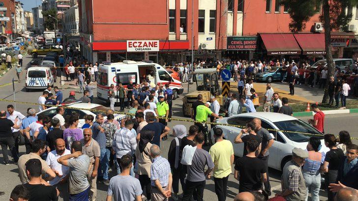 Samsun'da forkliftin çarptığı kadın öldü G5