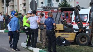 Bir annenin acı sonu! İş makinesinin altında kalarak hayatını kaybetti