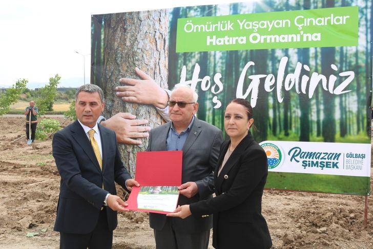 Ankara'da "Ömürlük Yaşayan Çınarlar Hatıra Ormanı" oluşturuldu G3