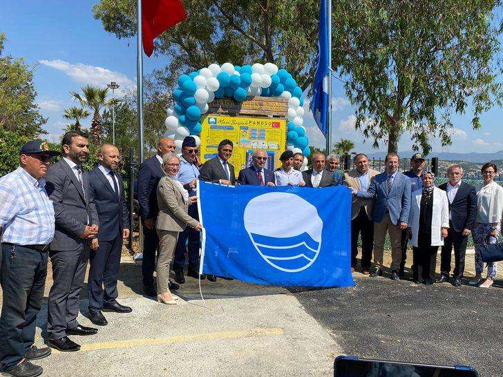 İzmir'de Aliağa Polis Plajı'na mavi bayrak asıldı G3