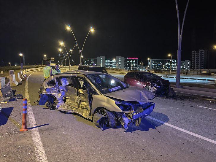 Kayseri'de iki otomobilin çarpıştığı kazada 1'i ağır 6 kişi yaralandı G2