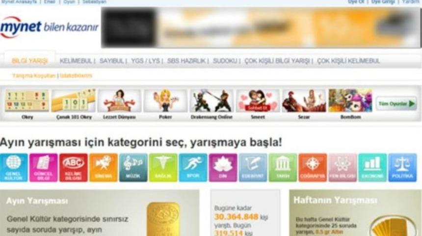 Mynet - Bilen Kazanır