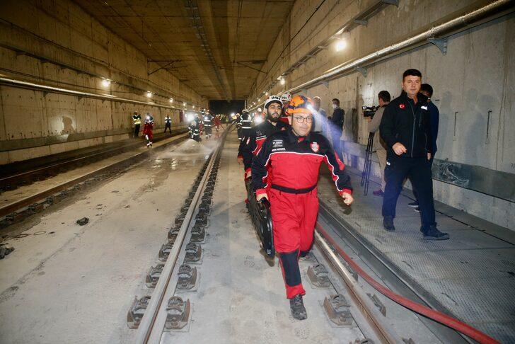 Eskişehir'de Yüksek Hızlı Tren yangın tatbikatı düzenlendi G5