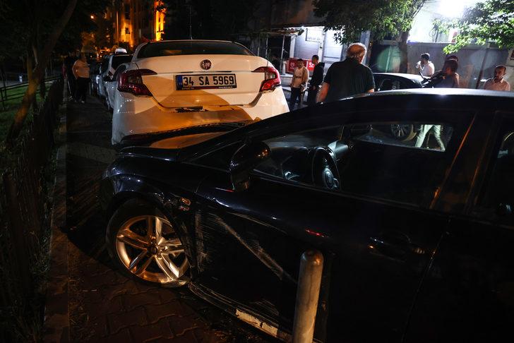 Eyüpsultan’da İETT otobüsü park halindeki 17 araca çarptı G2