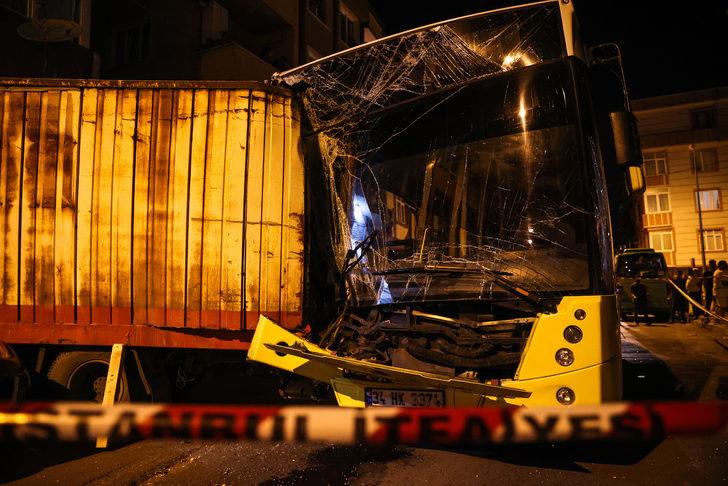 Eyüpsultan’da İETT otobüsü park halindeki 17 araca çarptı G4