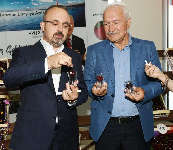 Lapseki Belediyesi 37. Geleneksel Kiraz Festivali'nde üreticiler yarıştı G3