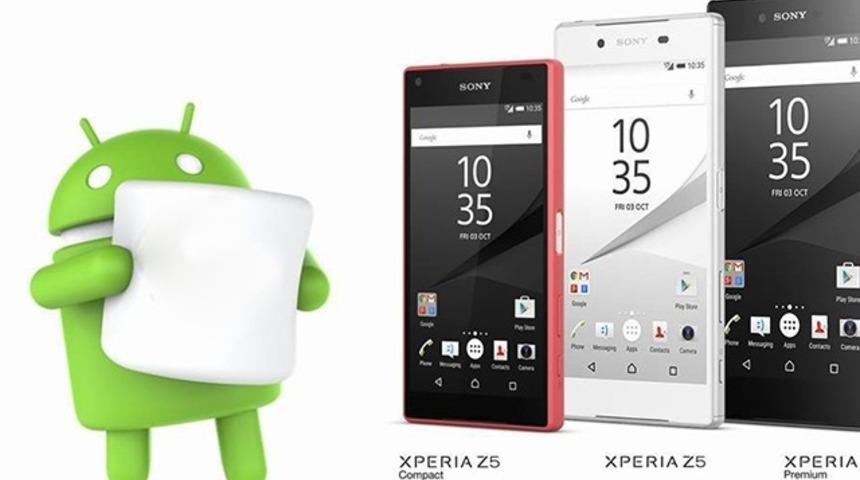 Xperia Z5 i&ccedil;in Marshmallow son d&uuml;zl&uuml;kte!