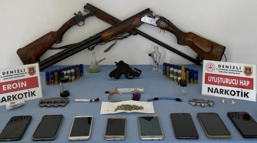 Denizli merkezli uyuşturucu operasyonunda 12 şüpheli tutuklandı