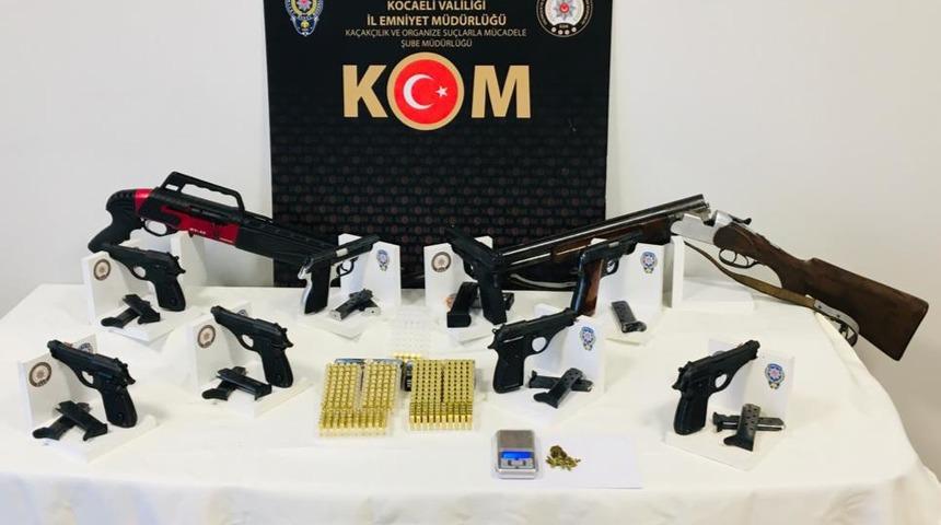 Kocaeli'de silah kaçakçılığı operasyonunda yakalanan şüpheli tutuklandı