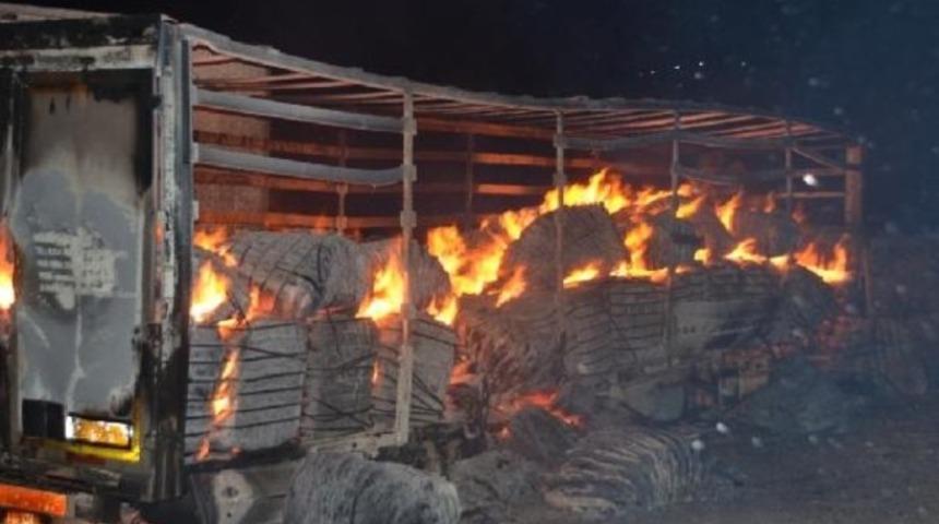 PKK Tendürek Dağı’nda 3 araç yaktı