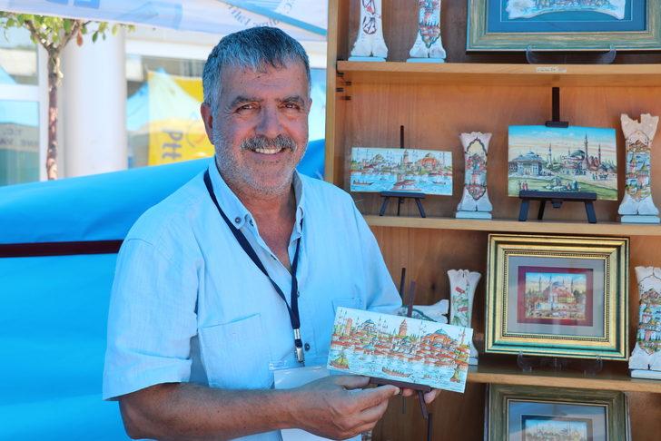 Deve kemiğini sanat eserine dönüştüren ustanın eserleri dikkati çekiyor G3