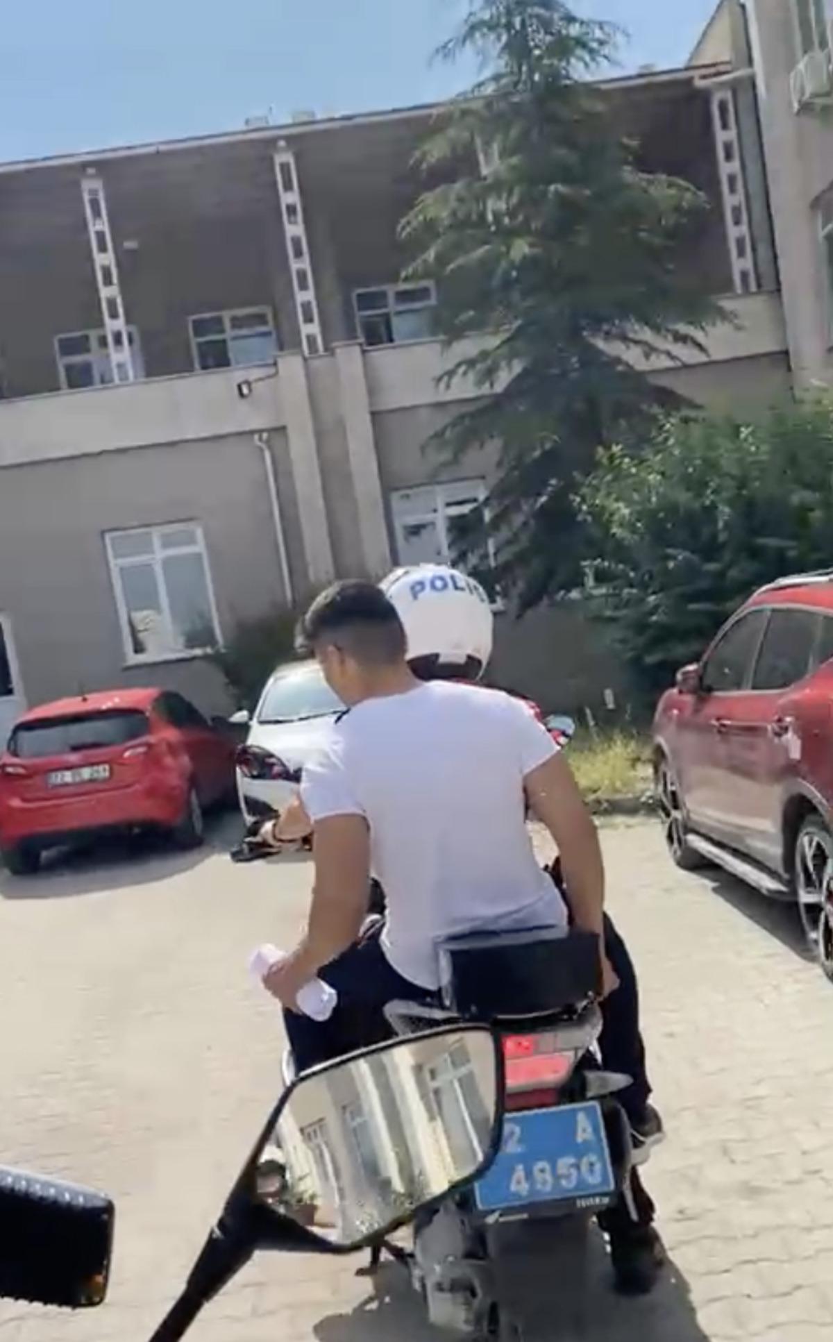 Edirne'de yanlış salona gelen &ouml;ğrenciyi YKS'ye Yunus Timi polisleri yetiştirdi