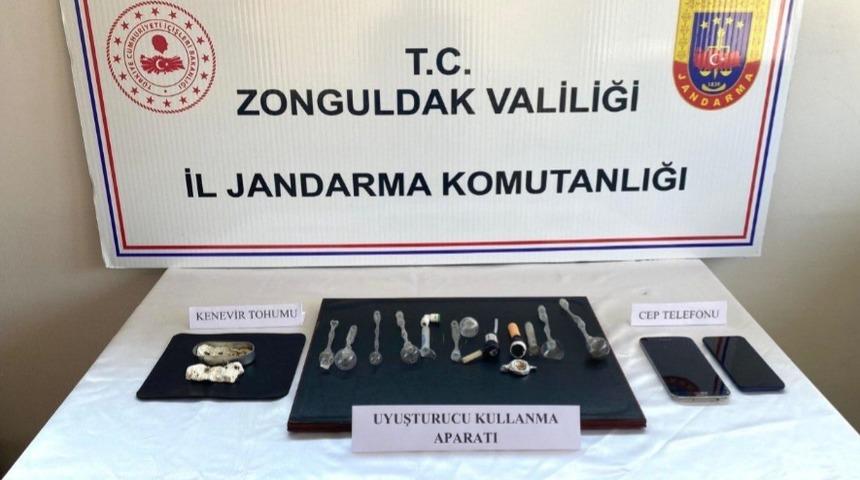Zonguldak'ta uyuşturucu operasyonunda 3 şüpheli tutuklandı