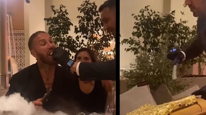 Yıldız futbolcunun lüks akşam yemeği dudak uçuklattı! Parçası 16 bin TL