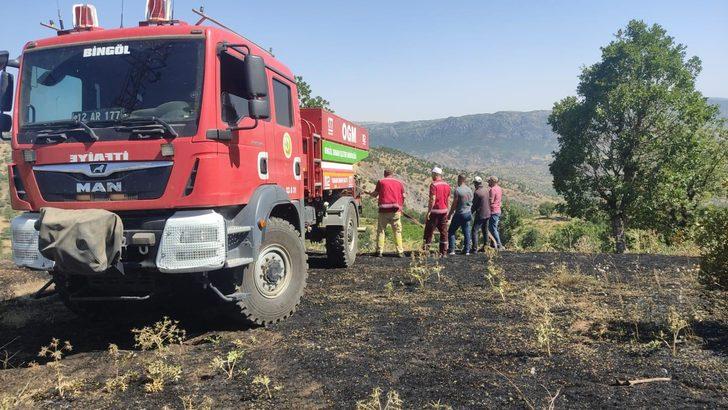 Bingöl'de ormanlık alanda çıkan yangın söndürüldü G3